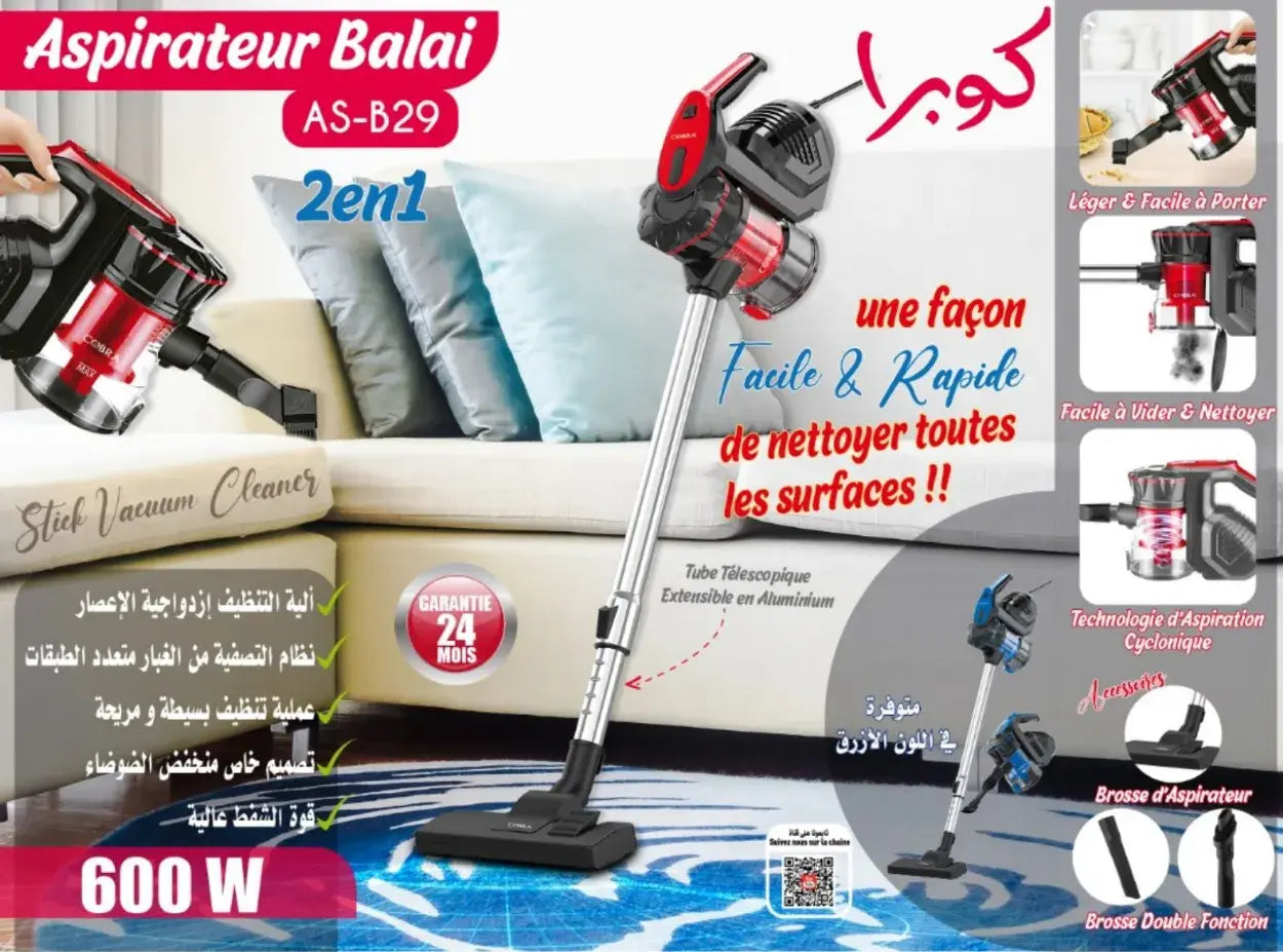 Aspirateur a balais COBRA B29