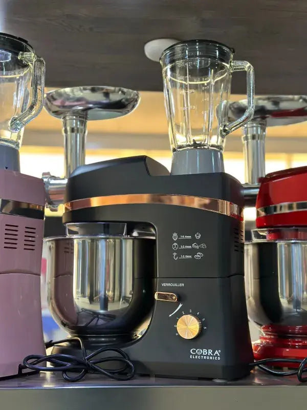 Pétrin 2000 watt 5 en 1 COBRA 6.5 Litres عجانة كوبرا 5 في واحد 6.5 لتر 2000 واط