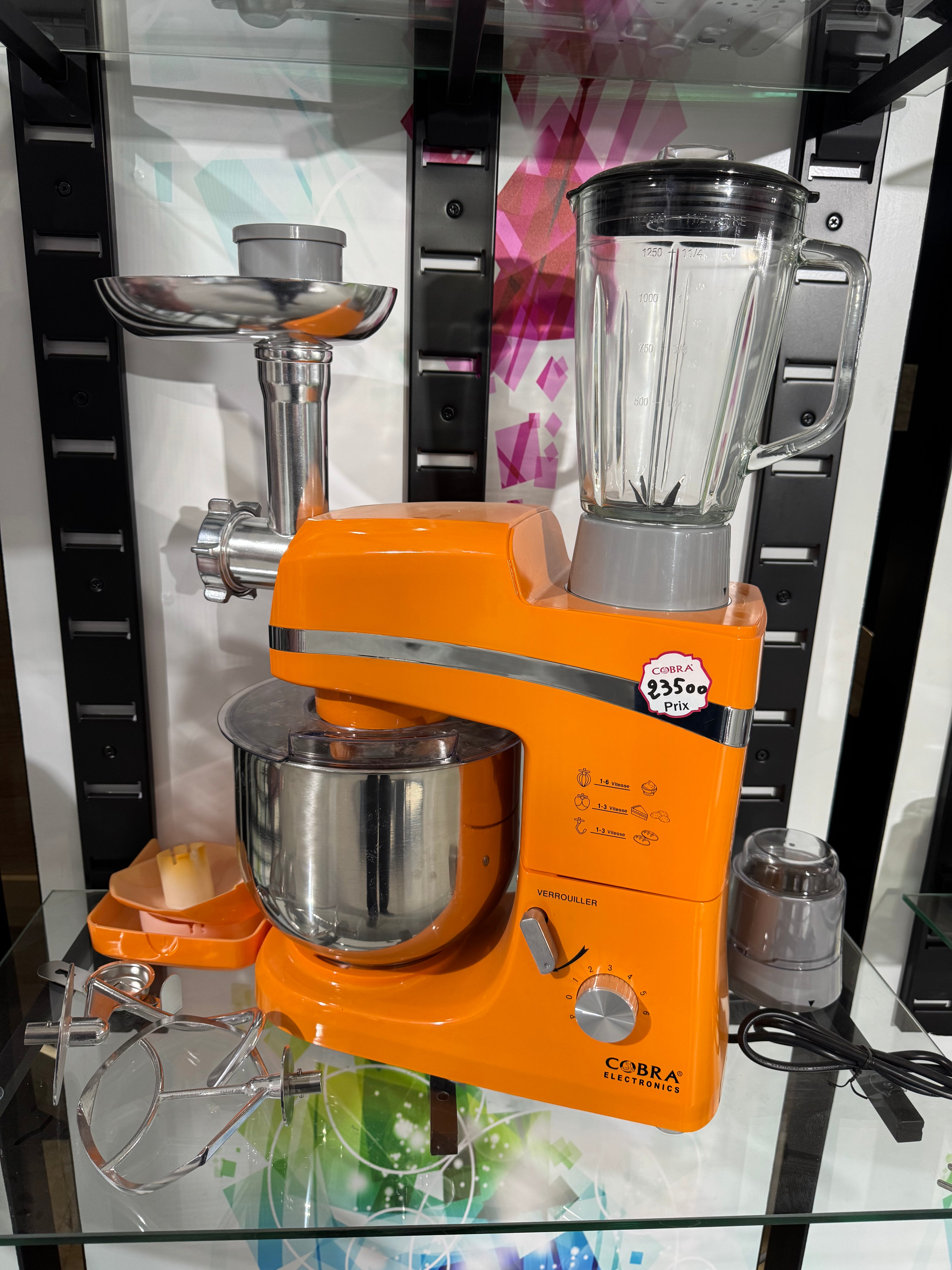 COBRA 6.5 Litres عجانة كوبرا 5 في واحد 6.5 لتر 2000 واط