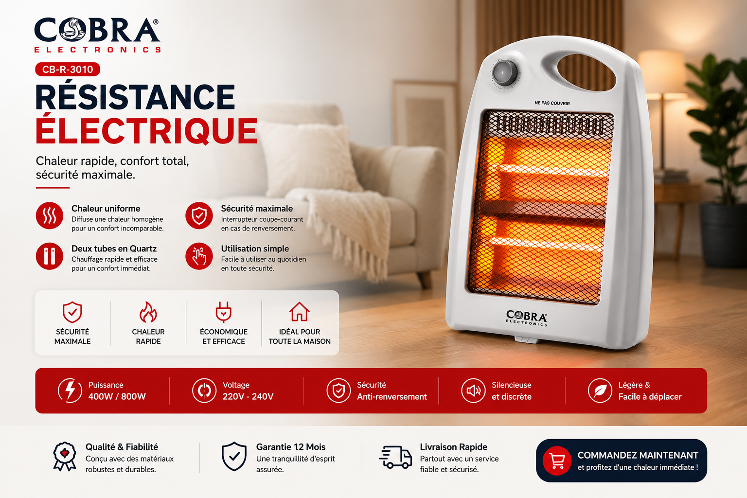 Résistance 3010 CHAUFFAGE