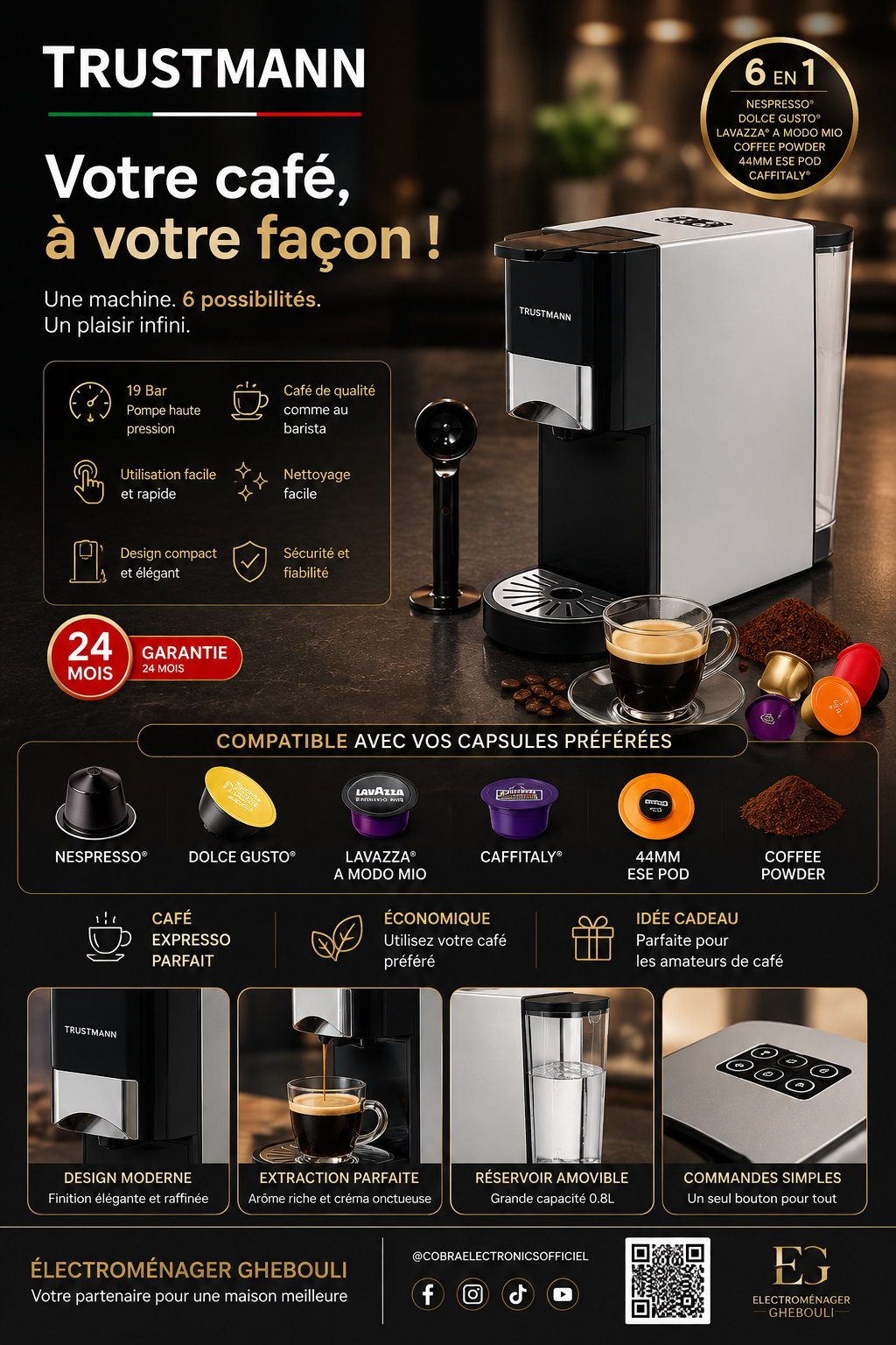 Trustmann Multi Coffee maker