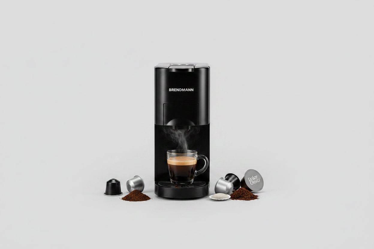 Cafetière BRENDMANN 4 en 1  ماكينة صنع القهوة 4 في 1 من بريندمان