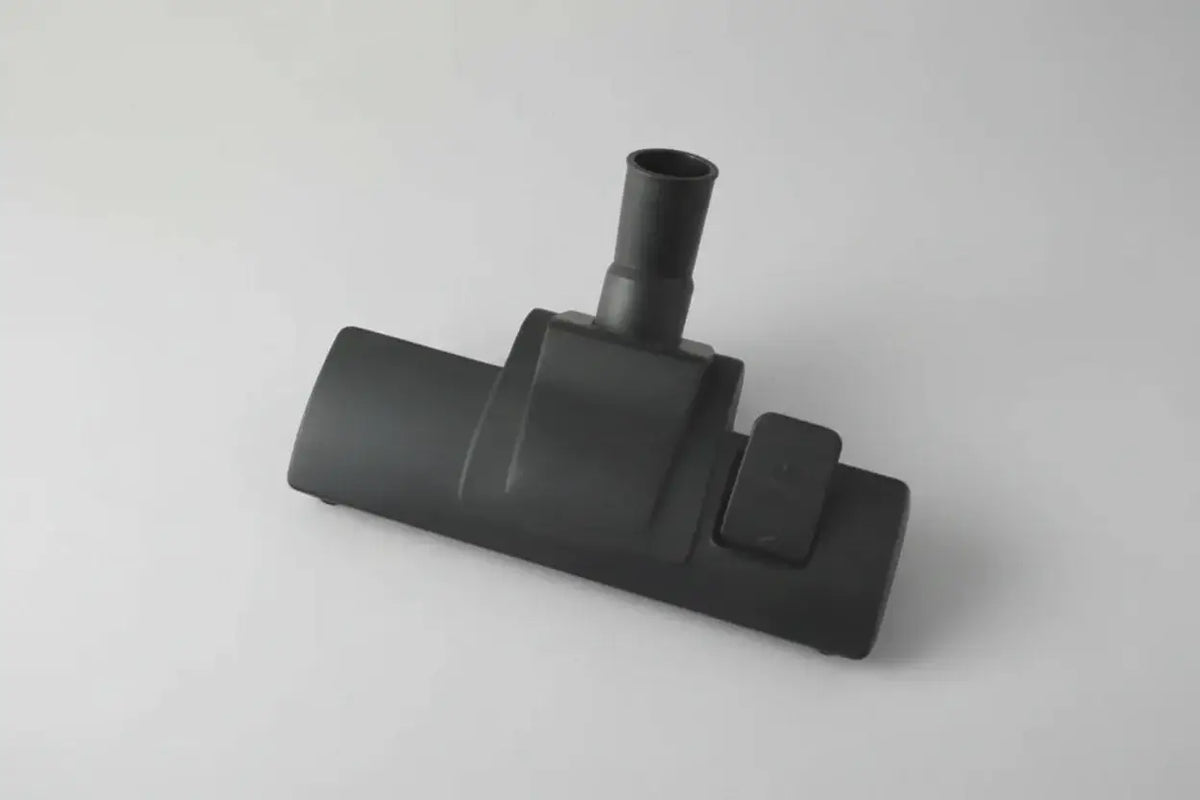 Nozzle de sol noir en plastique pour aspirateur ms-cv-1011 avec port cylindrique et petit interrupteur rectangulaire