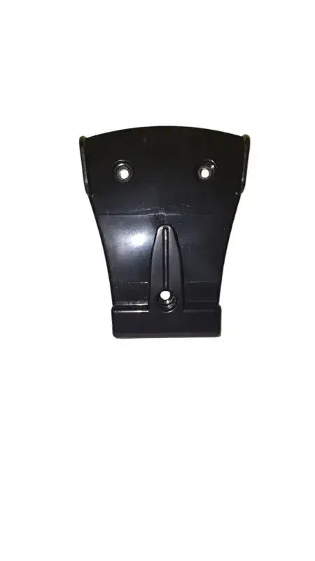 Bracket de montage en plastique noir avec deux trous de vis et une fente centrale pour aspirateur ms-cv-1011