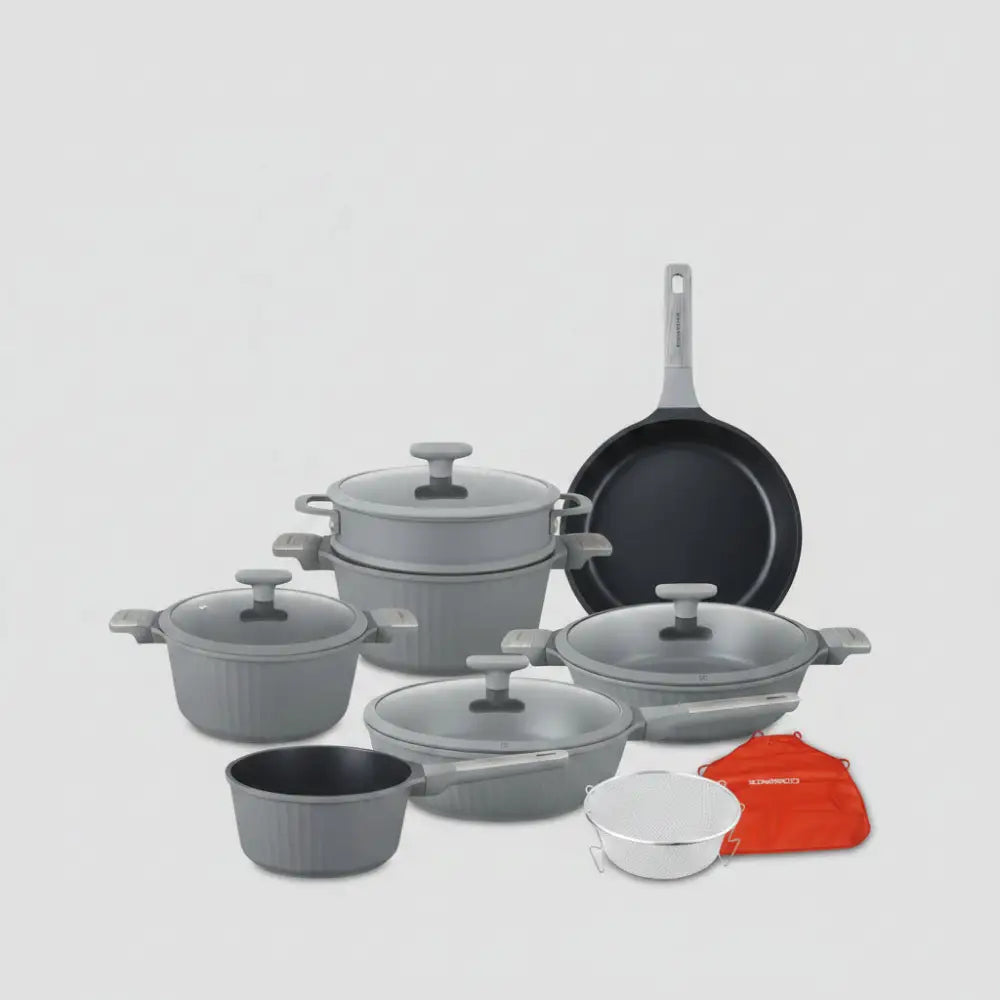 Batterie de cuisine SINARCO – Série Granite – 13 pièces - Ustensils de cuisine
