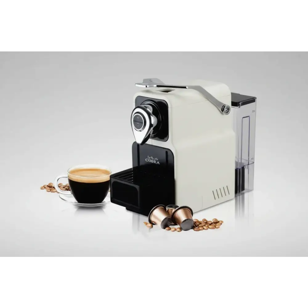 Cafetière à capsule Pompe italienne ماكينة قهوة بمضخة ايطالية الصنع - Blanc - Cobra