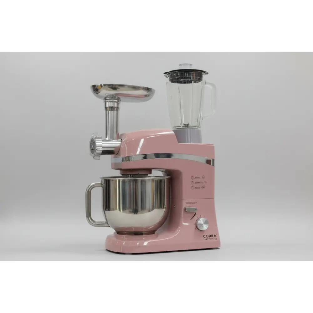 COBRA 6.5 Litres عجانة كوبرا 5 في واحد 6.5 لتر 2000 واط - Rose - Cobra
