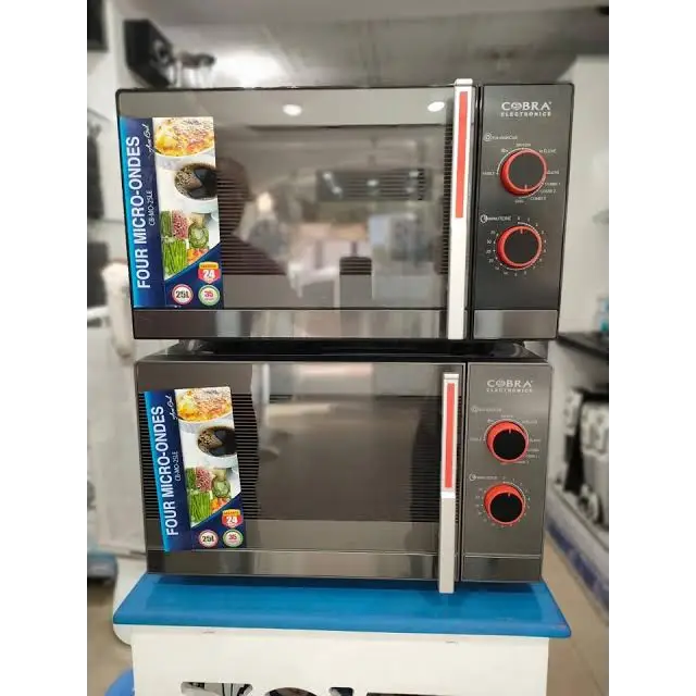 Micro-onde COBRA - GRIS ET ROUGE 25 LITRES - Cobra