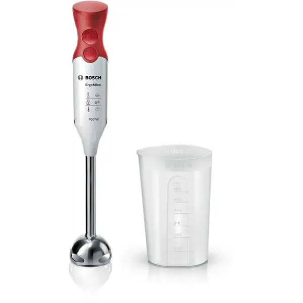 Mixeur plongeant ErgoMixx 450 W Blanc rouge MSM64110 - Produits Blanc