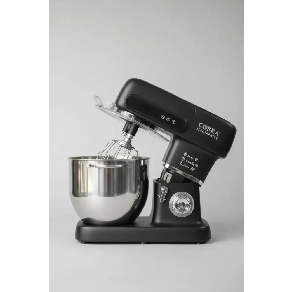 Pétrin 10 Litres 2200 watt + Lampe de travaille - Noir - Cobra