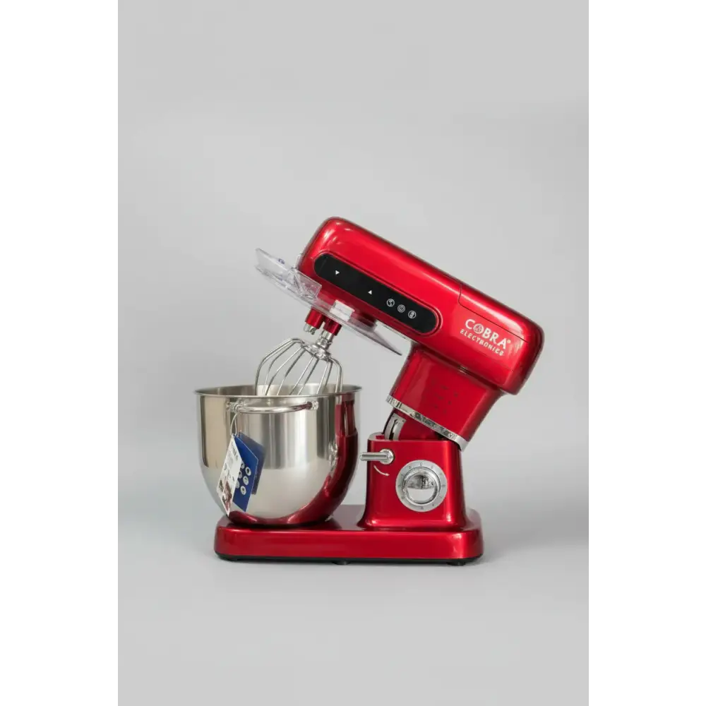 Pétrin 10 Litres 2200 watt + Lampe de travaille - Rougee - Cobra
