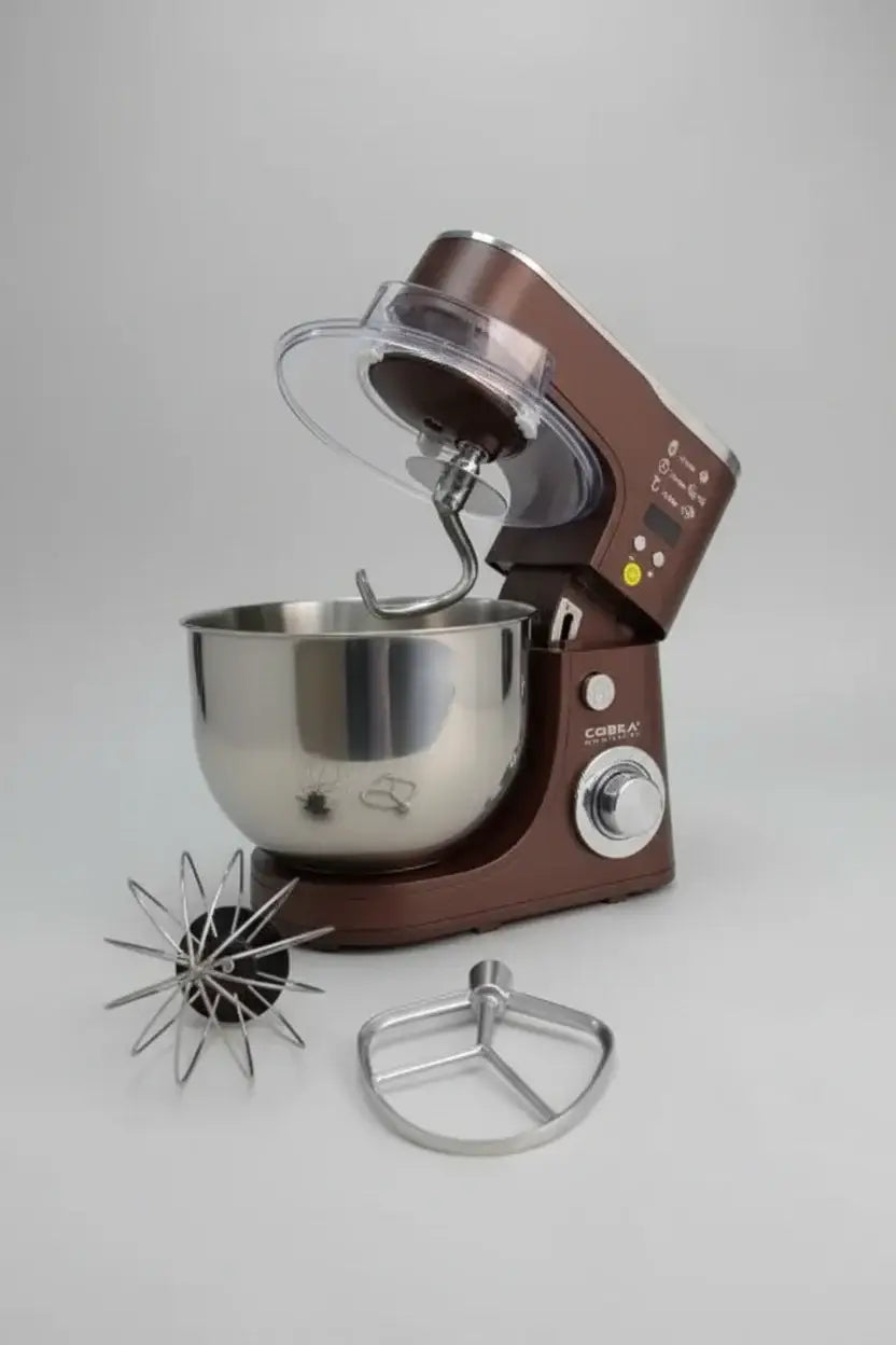 Brown corta pétrin 5 litres 1000 watt avec bol en acier inoxydable et accessoires pour mélange et pétrissage