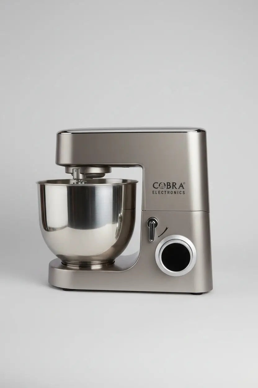 Pétrin professionnel 2100 watts en acier inoxydable avec bol assorti de 8 litres pour usage intensif en cuisine