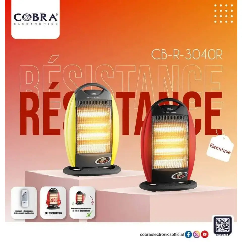 Résistance éléctrique avec télécommande - Cobra