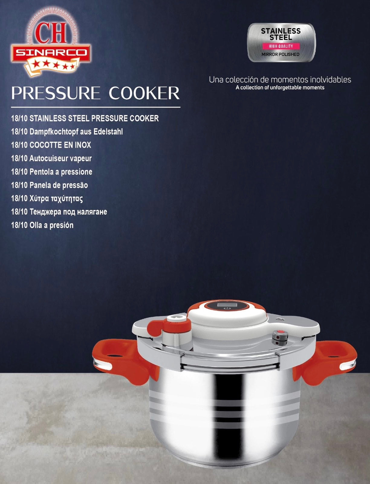 Autocuiseur SINARCO – Set 9 pièces (5L + 7L)