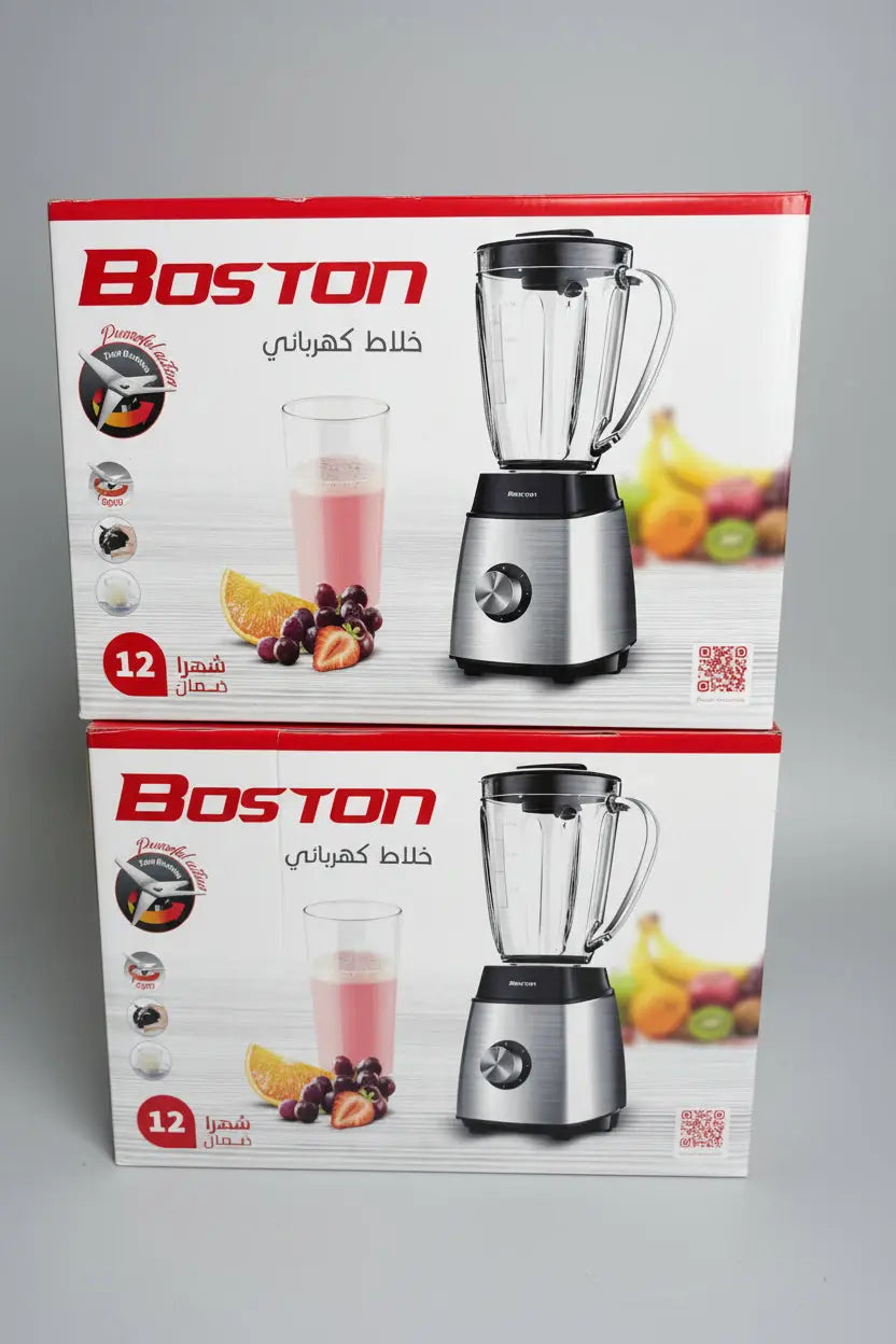 Robot mixeur 600 watt avec base inox et pichet en verre transparent pour un mélange efficace