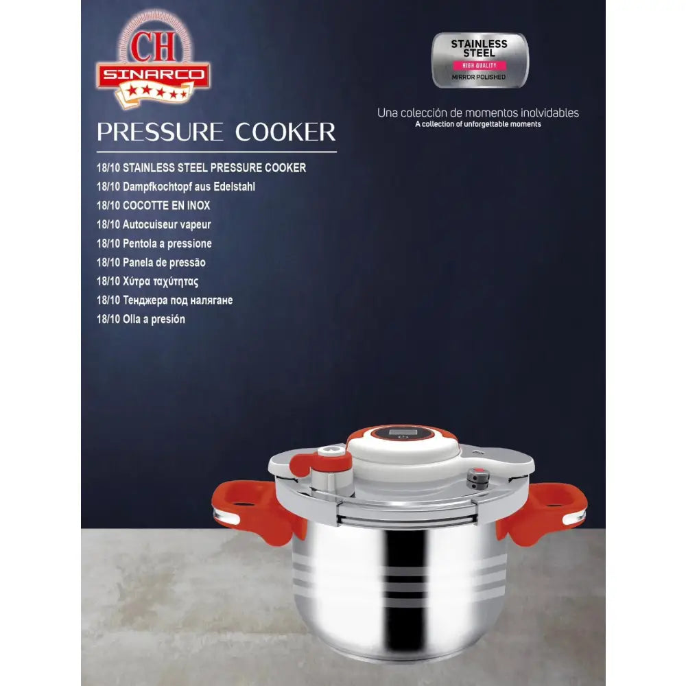 SINARCO – Set 9 pièces (5L + 7L) - Ustensils de cuisine