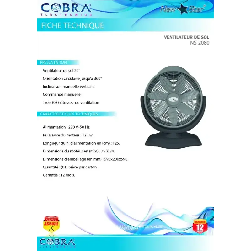 VENTILATEUR DE SOL